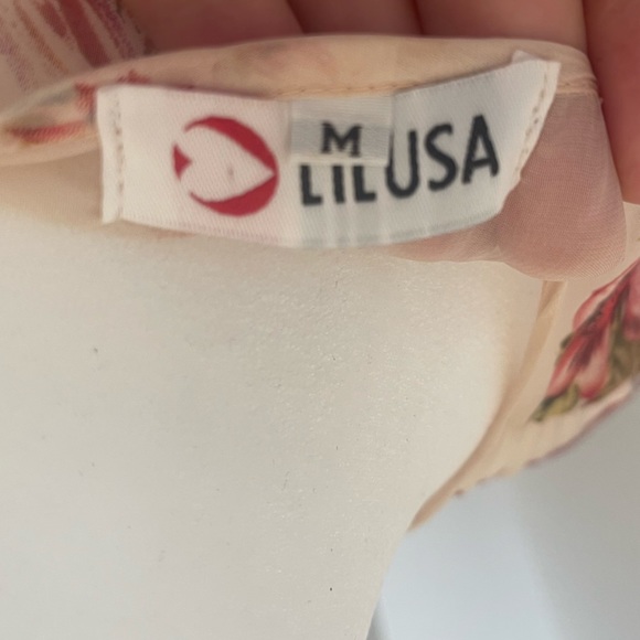 Lilusa Boho Dress Maxi Beach Cover Up Floral - Picture 9 of 14